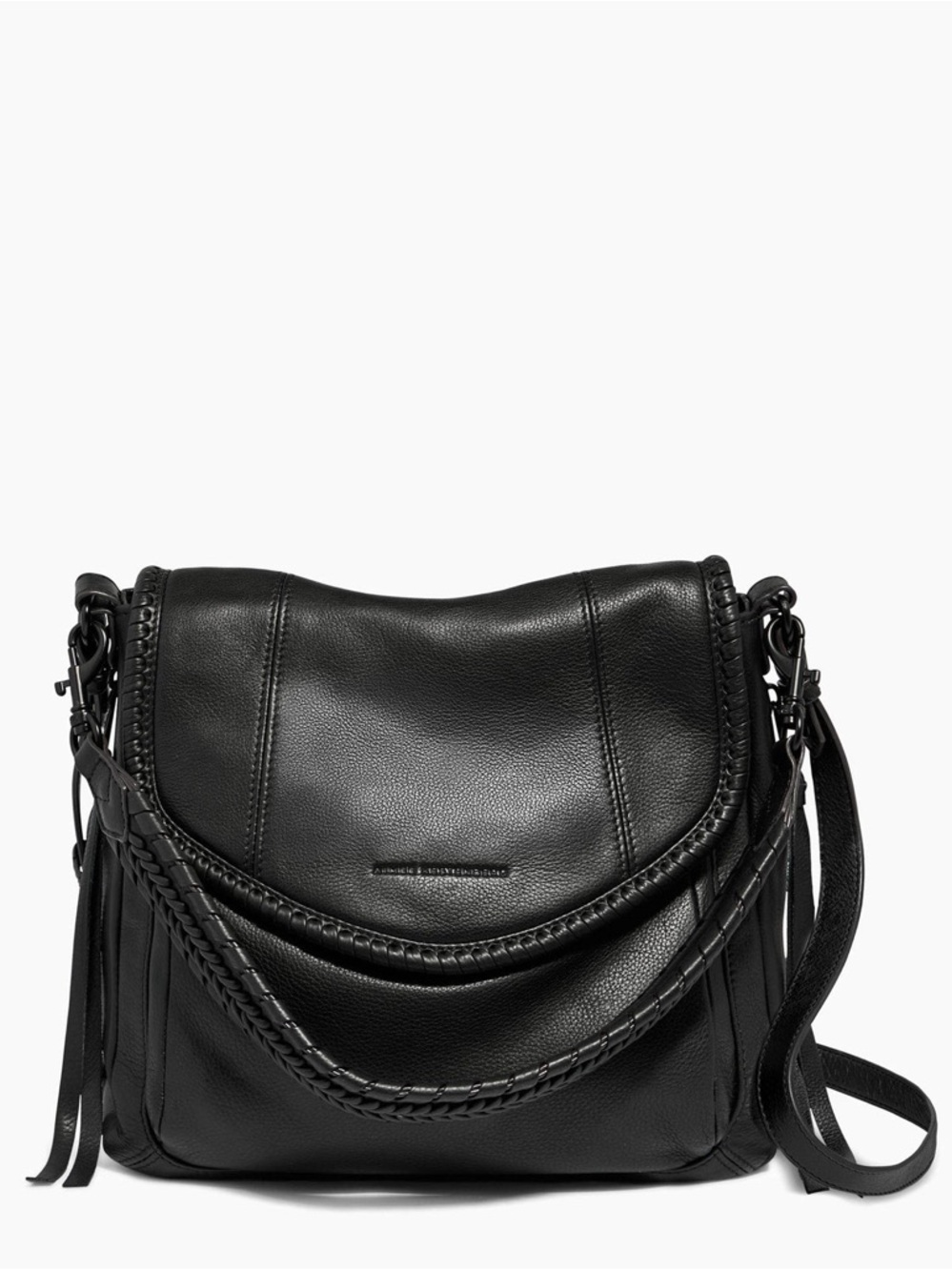 Aimee Kestenberg All For Love Convertible Shoulder Leather Bag in Black